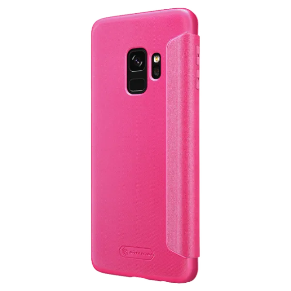 Чехол для смартфона Samsung Galaxy S9 Nillkin/ Flip Cover/ Кожа/ Красный photo 4