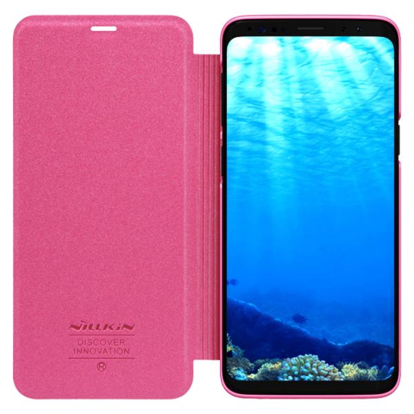 Чехол для смартфона Samsung Galaxy S9 Nillkin/ Flip Cover/ Кожа/ Красный photo 5