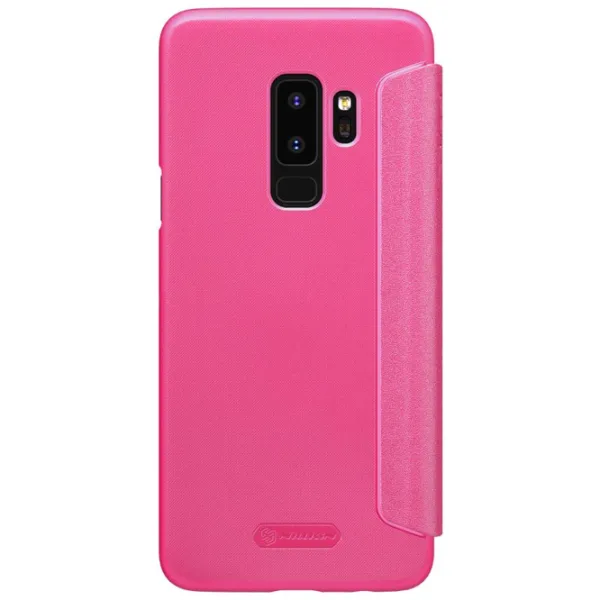 Чехол для смартфона Samsung Galaxy S9 Plus Nillkin/ Flip Cover/ Кожа/ Розовый photo 2