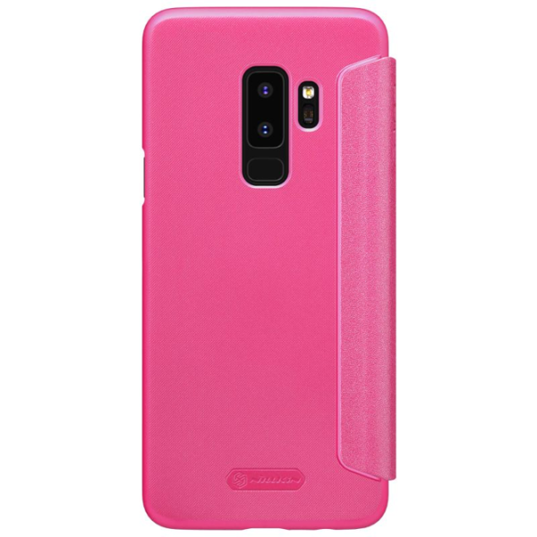 Чехол для смартфона Samsung Galaxy S9 Plus Nillkin/ Flip Cover/ Кожа/ Розовый photo 2