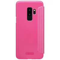 Чехол для смартфона Samsung Galaxy S9 Plus Nillkin/ Flip Cover/ Кожа/ Розовый photo 2