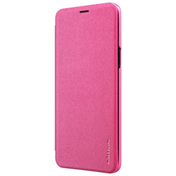 Чехол для смартфона Samsung Galaxy S9 Plus Nillkin/ Flip Cover/ Кожа/ Розовый photo 3