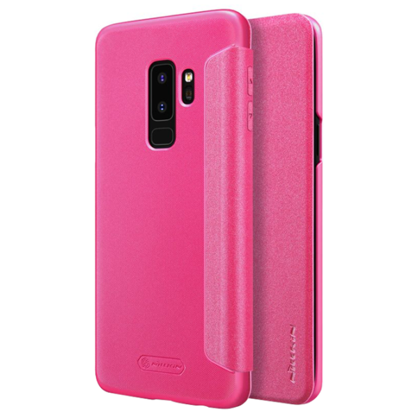Чехол для смартфона Samsung Galaxy S9 Plus Nillkin/ Flip Cover/ Кожа/ Розовый photo 6