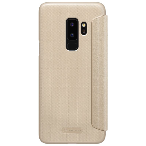Чехол для смартфона Samsung Galaxy S9 Plus Nillkin/ Flip Cover/ Кожа/ Золотой photo 2