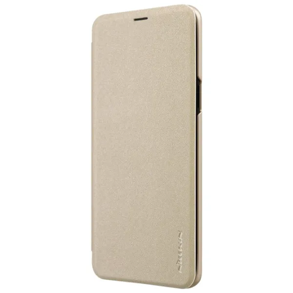 Чехол для смартфона Samsung Galaxy S9 Plus Nillkin/ Flip Cover/ Кожа/ Золотой photo 3