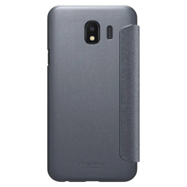Husa Samsung Galaxy J4 Nillkin Flip Cover/ Leather/ Black photo 2