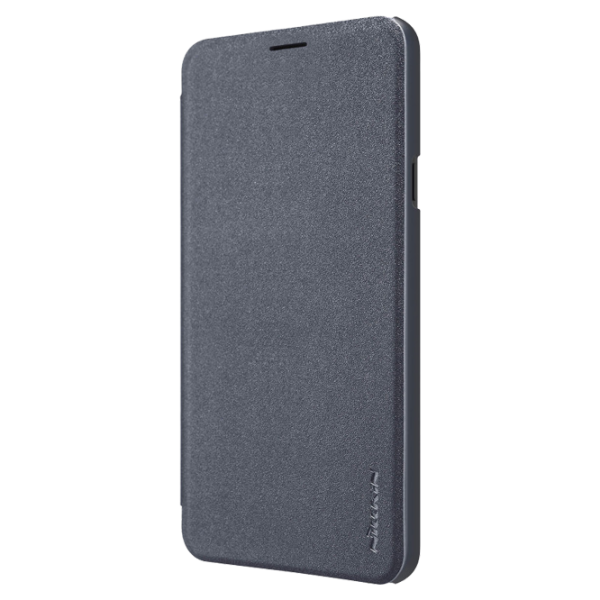 Husa Samsung Galaxy J4 Nillkin Flip Cover/ Leather/ Black photo 3