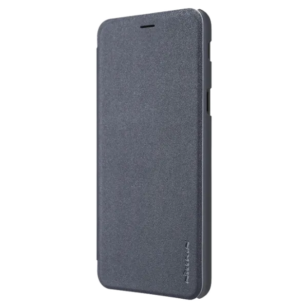 Husă pentru smartphone Samsung Galaxy J6 (2018) Nillkin/ Flip Cover/ Piele ecologică/ Black photo 2