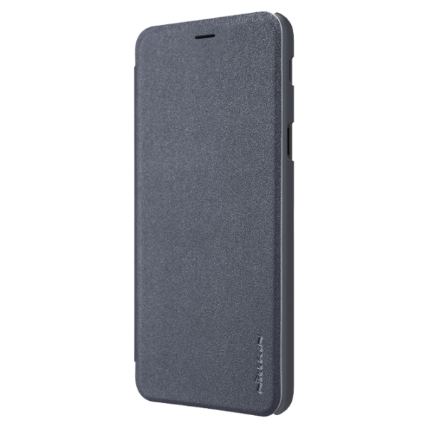 Husă pentru smartphone Samsung Galaxy J6 (2018) Nillkin/ Flip Cover/ Piele ecologică/ Black photo 2