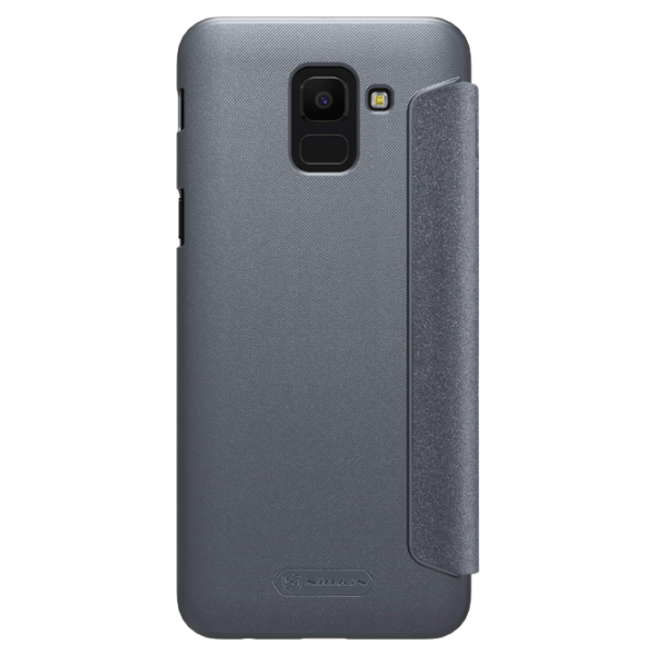 Husă pentru smartphone Samsung Galaxy J6 (2018) Nillkin/ Flip Cover/ Piele ecologică/ Black photo 3