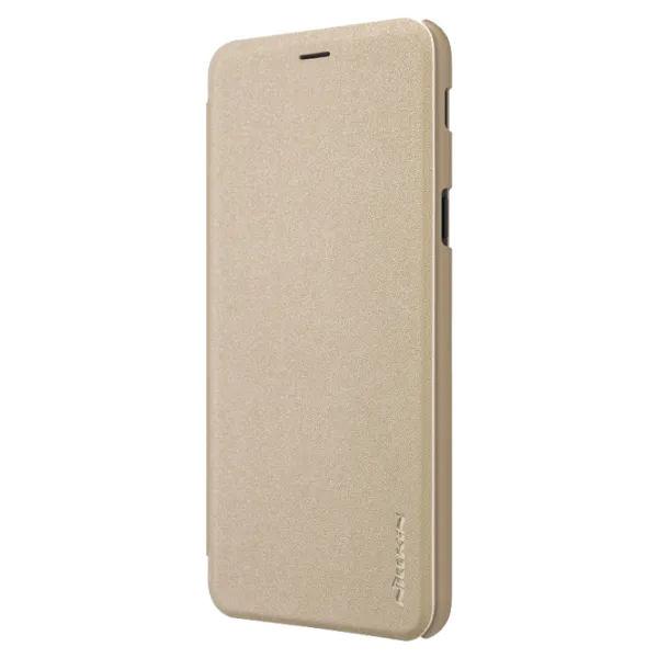 Чехол для смартфона Samsung Galaxy J6 (2018) Nillkin/ Flip Cover/ Экокожа/ Золотой photo 2
