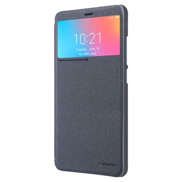 Husa Xiaomi Redmi 6 Nillkin Flip Cover/ Leather/ Black photo 4