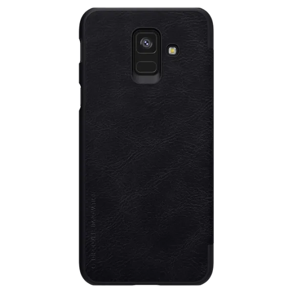 Husa Samsung Galaxy A6 (2018) Nillkin Flip Cover/ Leather/ Black photo 2