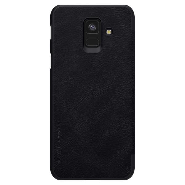 Husa Samsung Galaxy A6 (2018) Nillkin Flip Cover/ Leather/ Black photo 2