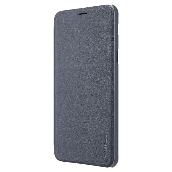Husa Samsung Galaxy A6 Plus (2018) Nillkin Flip Cover/ Leather/ Black photo 3