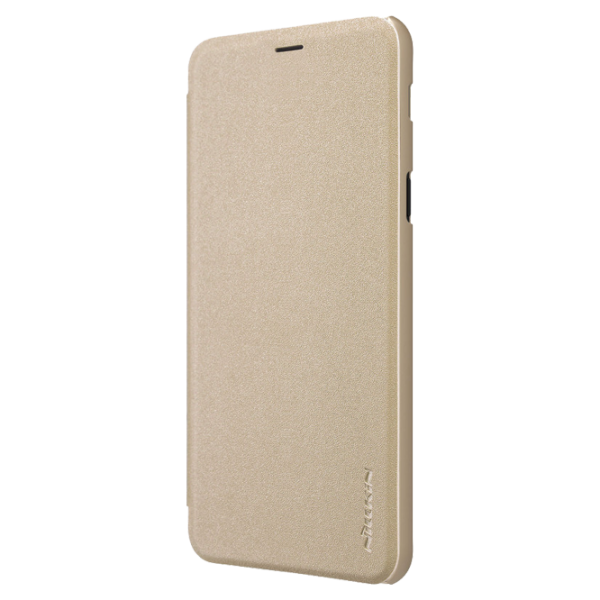 Husa Samsung Galaxy A6 Plus (2018) Nillkin Flip Cover/ Leather/ Red photo 3