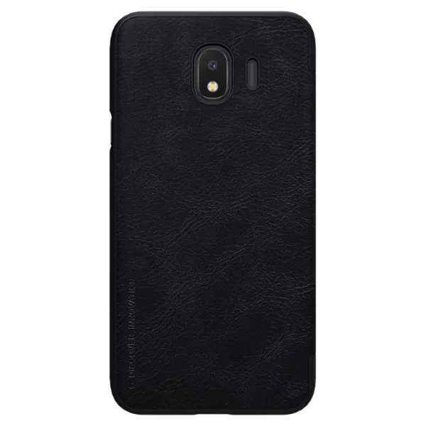 Husa Samsung Galaxy J4 (2018) Nillkin Flip Cover/ Leather/ Black photo 2
