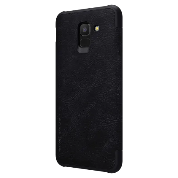 Husa Samsung Galaxy J6 (2018) Nillkin Flip Cover/ Leather/ Black photo 3