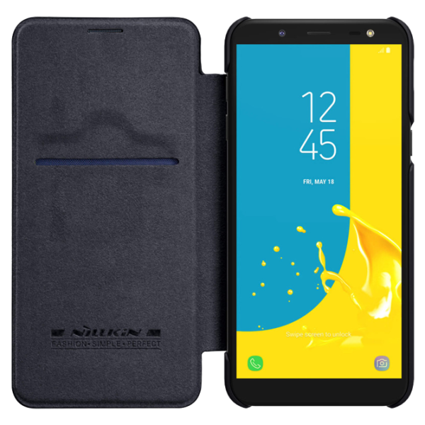 Husa Samsung Galaxy J6 (2018) Nillkin Flip Cover/ Leather/ Black photo 5