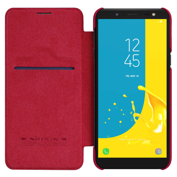 Husa Samsung Galaxy J6 (2018) Nillkin Flip Cover/ Leather/ Red photo 5