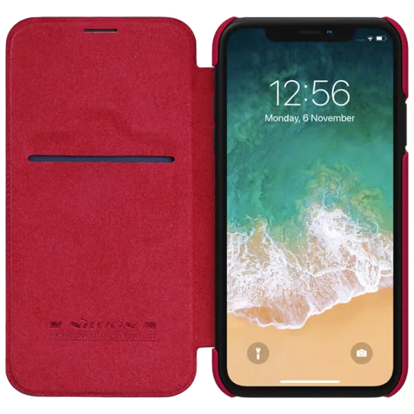 Husa Apple iPhone XR Nillkin Flip Cover/ Leather/ Red photo 3