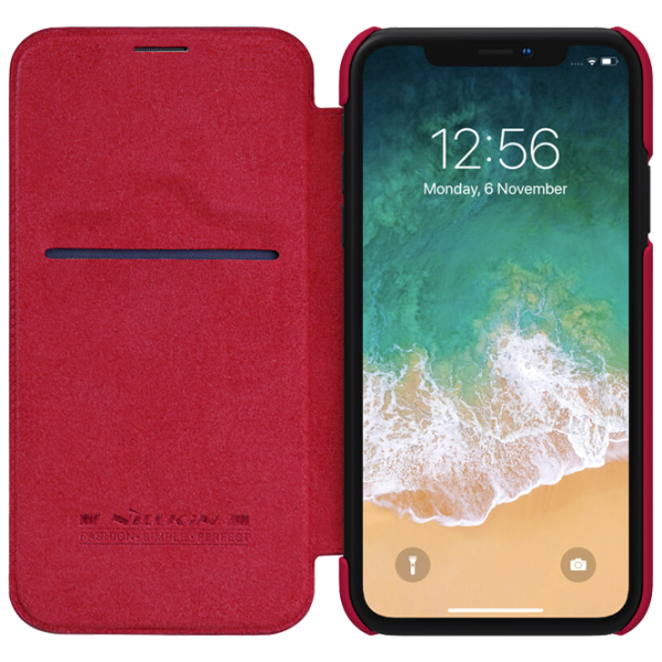 Husa Apple iPhone XR Nillkin Flip Cover/ Leather/ Red photo 3