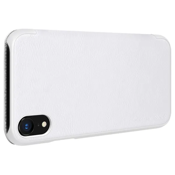 Husă pentru smartphone Apple iPhone XR Nillkin/ Book Cover/ Piele/ White photo 3