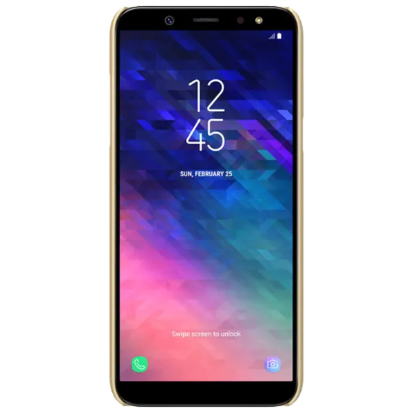 Husă pentru smartphone Samsung Galaxy A6 Plus (2018) Nillkin/ Back/ PC/ Gold photo 2