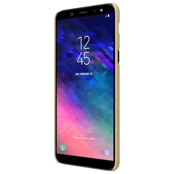 Husă pentru smartphone Samsung Galaxy A6 Plus (2018) Nillkin/ Back/ PC/ Gold photo 3