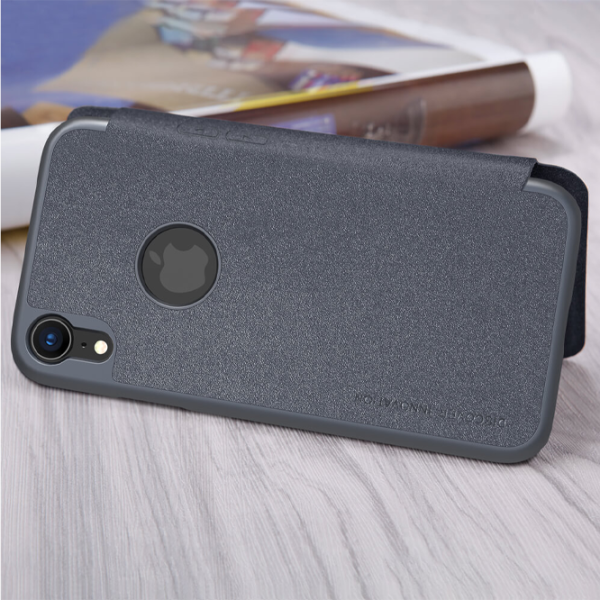 Чехол для смартфона Apple iPhone XR Nillkin/ Flip Cover/ Кожа/ Черный photo 4