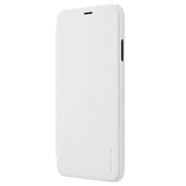 Чехол для смартфона Apple iPhone XR Nillkin/ Чехол книжка/ Кожа/ Белый photo 3