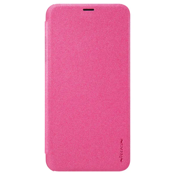 Чехол для смартфона Apple iPhone XR Nillkin/ Чехол книжка/ Кожа/ Розовый photo 2