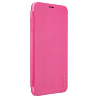 Чехол для смартфона Apple iPhone XR Nillkin/ Чехол книжка/ Кожа/ Розовый photo 3