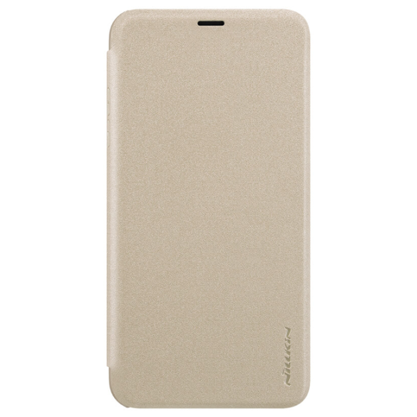 Чехол для смартфона Apple iPhone XR Nillkin/ Чехол книжка/ Кожа/ Золотой photo 2