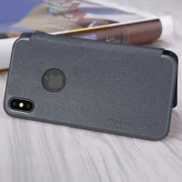 Чехол для смартфона Apple iPhone XS Nillkin/ Чехол книжка/ Кожа/ Черный photo 4