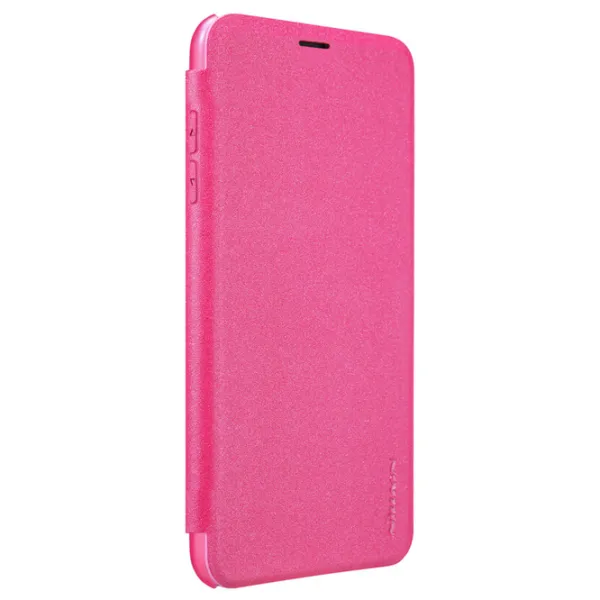 Чехол для смартфона Apple iPhone XS Nillkin/ Чехол книжка/ Кожа/ Розовый photo 3