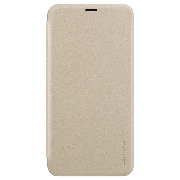 Чехол для смартфона Apple iPhone XS Nillkin/ Чехол книжка/ Кожа/ Золотой photo 2