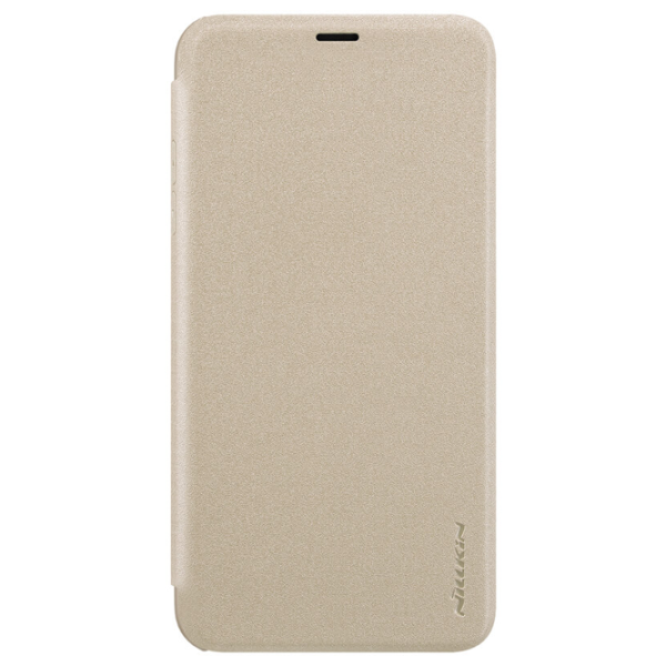 Чехол для смартфона Apple iPhone XS Nillkin/ Чехол книжка/ Кожа/ Золотой photo 2