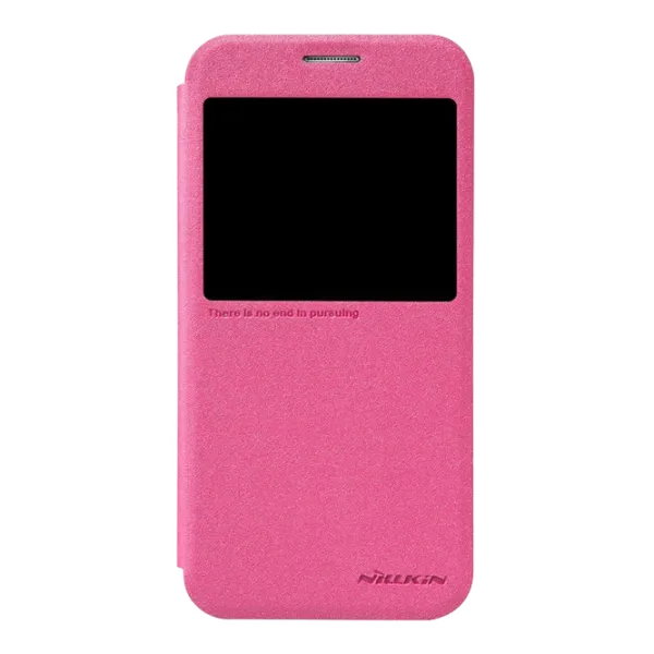 Husa Samsung Galaxy S6 Nillkin Flip Cover/ Leather/ Red photo 2