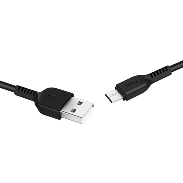 Кабель для телефона X20 Hoco USB Type-A + microUSB 2 м/ Черный photo 2