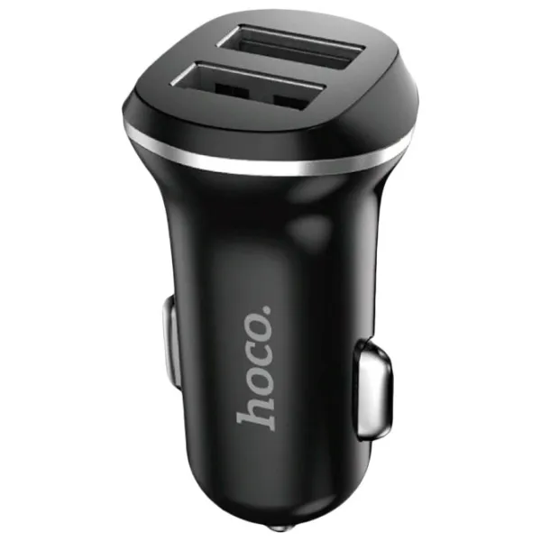 Încărcător auto Hoco Z1 2.1 A/ Black photo 2
