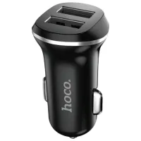 Încărcător auto Hoco Z1 2.1 A/ Black photo 2