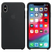 Husă pentru smartphone Apple iPhone XS Max Apple/ Back/ TPU/ Black photo 3