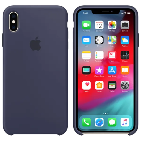 Чехол для смартфона Apple iPhone XS Max Apple/ Back/ TPU/ Midnight Синий photo 3