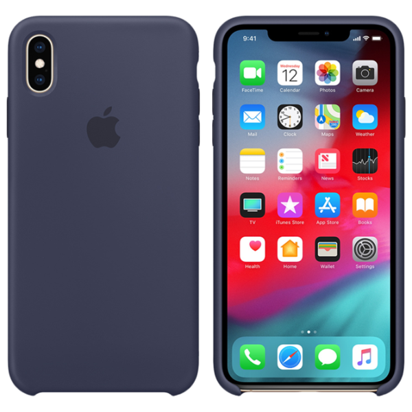 Чехол для смартфона Apple iPhone XS Max Apple/ Back/ TPU/ Midnight Синий photo 3