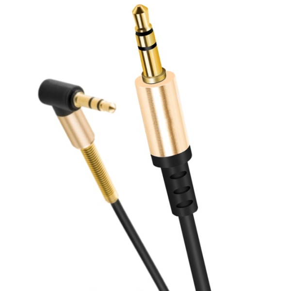 Аудио кабель Hoco 3.5 mm + 3.5 mm 1 м/ Черный photo 2