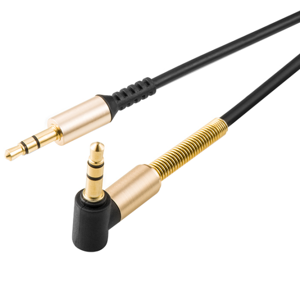 Аудио кабель Hoco 3.5 mm + 3.5 mm 1 м/ Черный photo 3