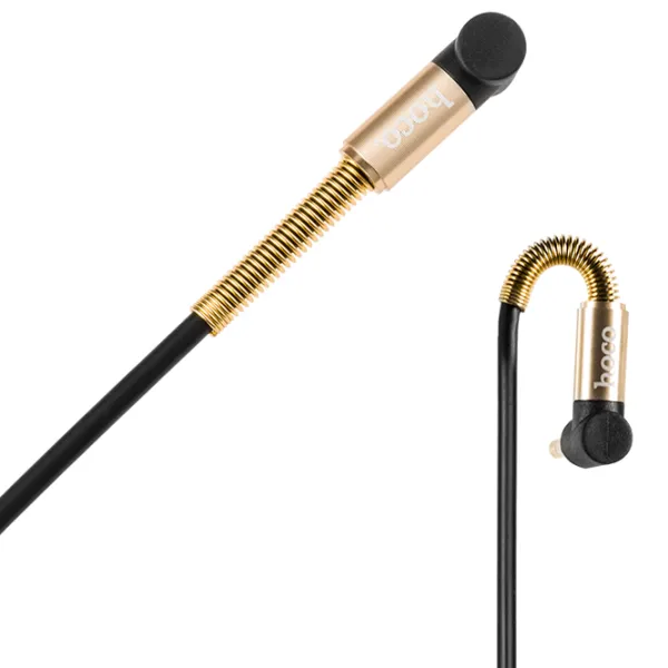 Аудио кабель Hoco 3.5 mm + 3.5 mm 1 м/ Черный photo 4