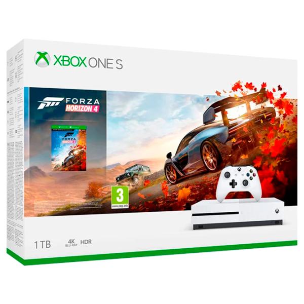 Microsoft Xbox One S + Forza Horizon 4 Белый photo 12