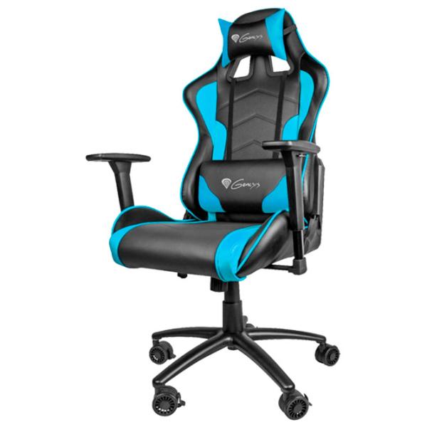 Scaun Gaming Genesis Nitro Black Blue photo 2